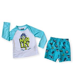 Like new Hurley Swim Set